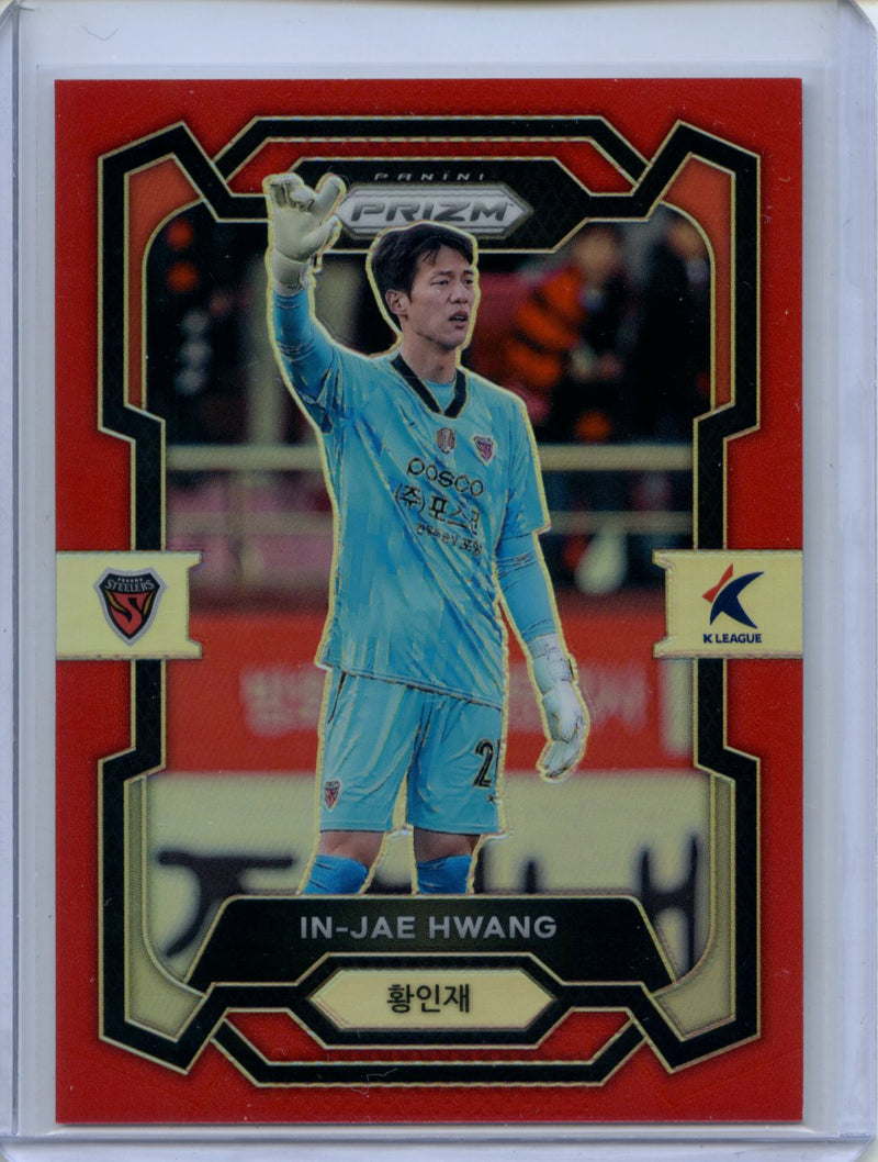 2024 Prizm K-League Soccer In-Jae Hwang Red Prizm 46/99
