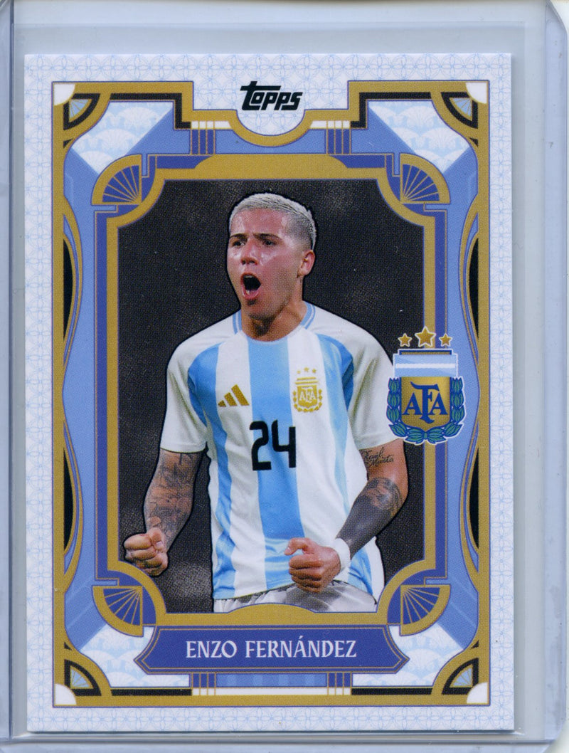 2024-25 Topps Argentina Team Set Enzo Fernandez Tango