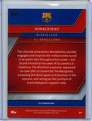 2022-23 Topps Chrome FC Barcelona Ronaldinho Blue 66/75