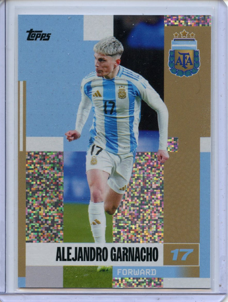 2024-25 Topps Argentina Team Set Alejandro Garnacho Static Foil