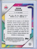 2024-25 Topps Finest UEFA Adam Daghim Refractor