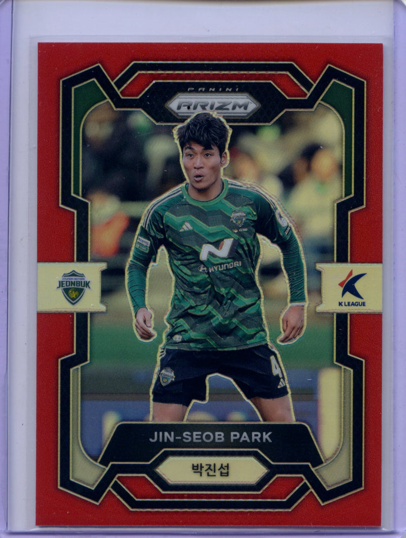 2024 Prizm K-League Soccer Jin-Seob Park Red Prizm 77/99