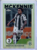2024-25 Topps Chrome UEFA Club Comps Weston McKennie Refractor
