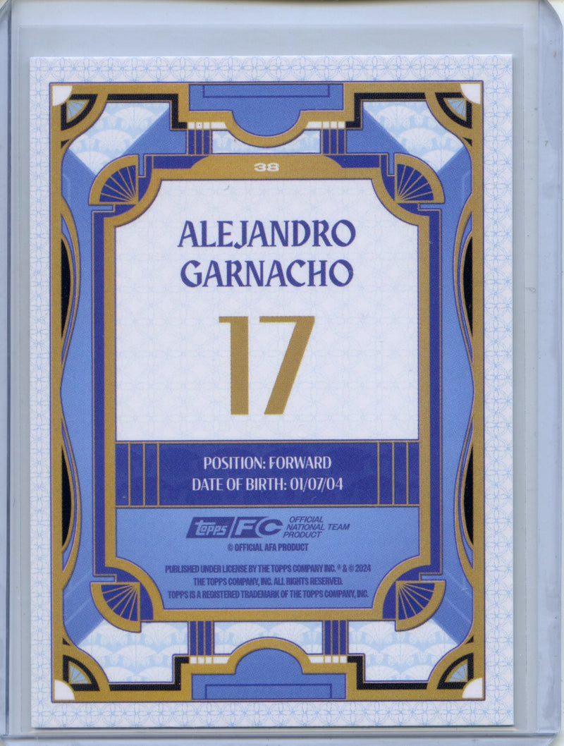 2024-25 Topps Argentina Team Set Alejandro Garnacho Tango