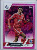 2022-23 Topps UEFA Club Competitions Jamal Musiala Pink Sparkle