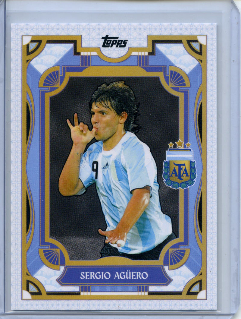 2024-25 Topps Argentina Team Set Sergio Aguero Tango