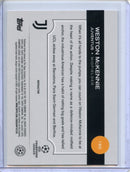 2024-25 Topps Chrome UEFA Club Comps Weston McKennie Refractor