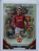 2023-24 Topps Chrome UEFA Alejandro Garnacho Refractor