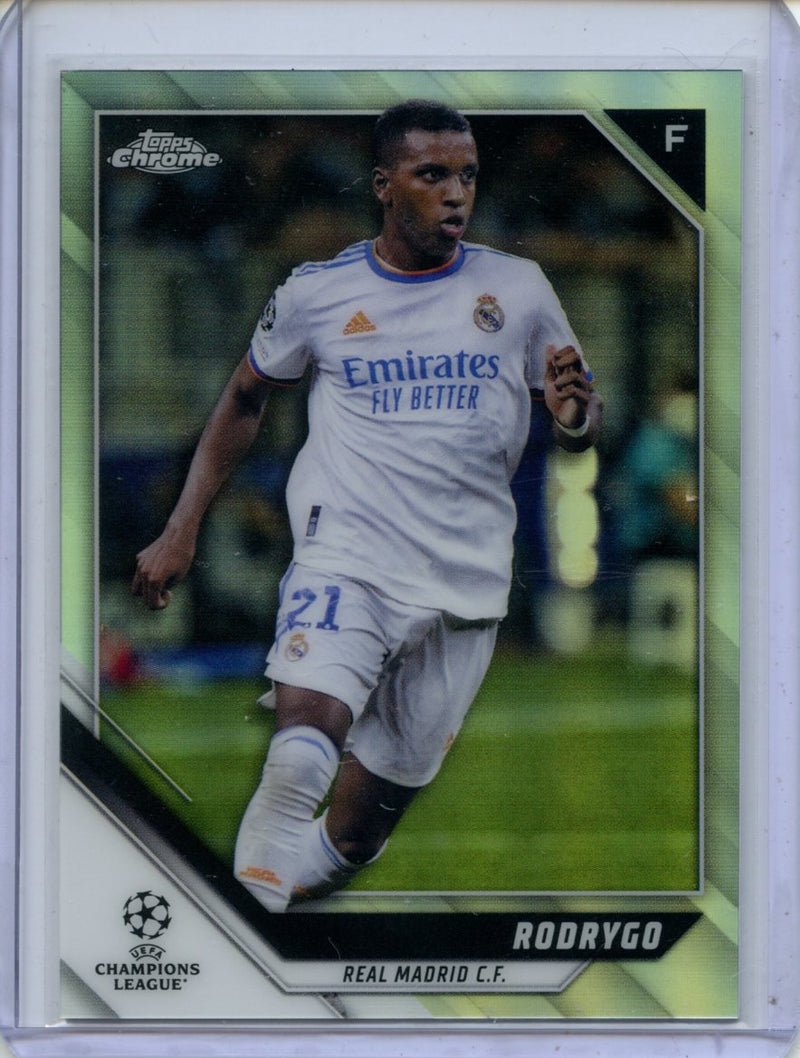 2021-22 Topps Chrome UEFA CL Rodrygo Refractor