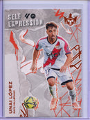 2025-26 Panini Pitch Kings Unai Lopez Self Expression Amber 94/99