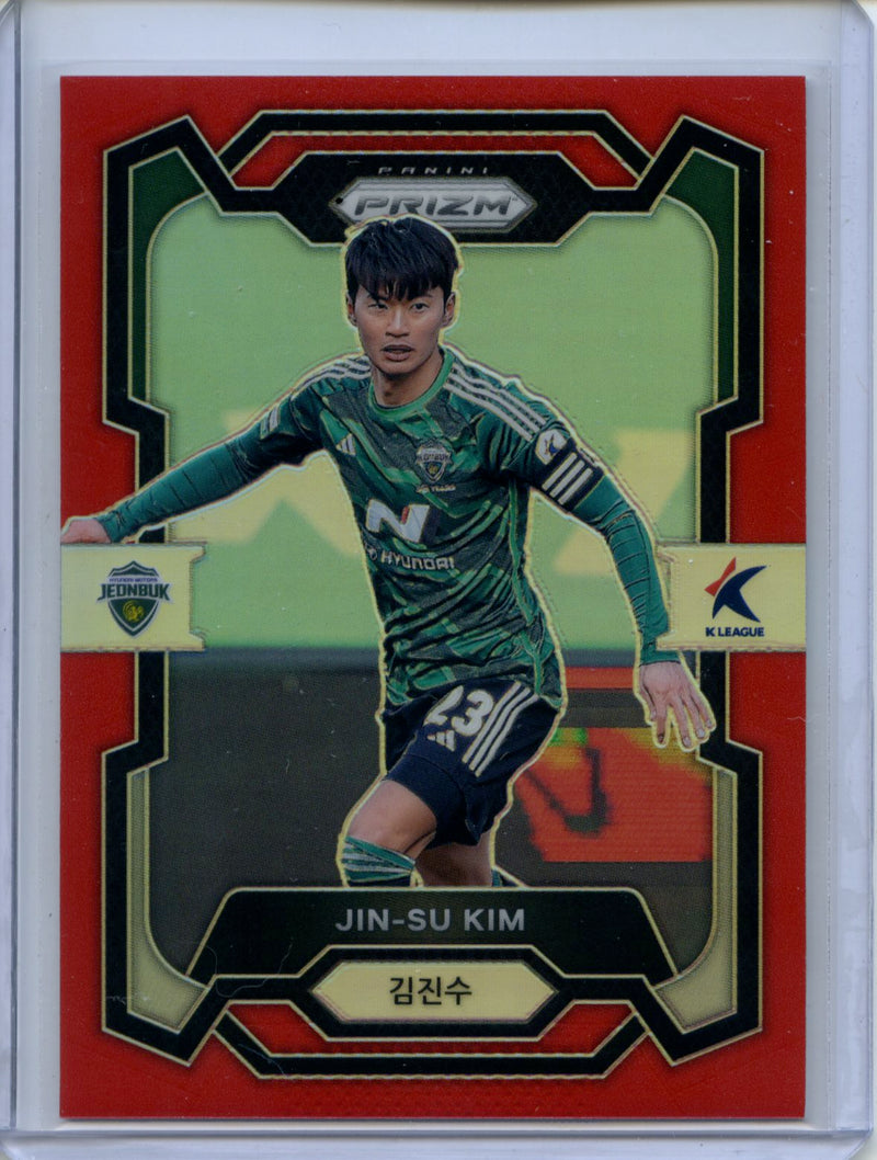 2024 Prizm K-League Soccer Jin-Su Kim Red Prizm 1/99