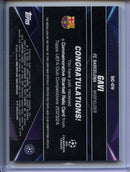 2023-24 Topps UEFA CC Gavi Starball Commemorative Relic