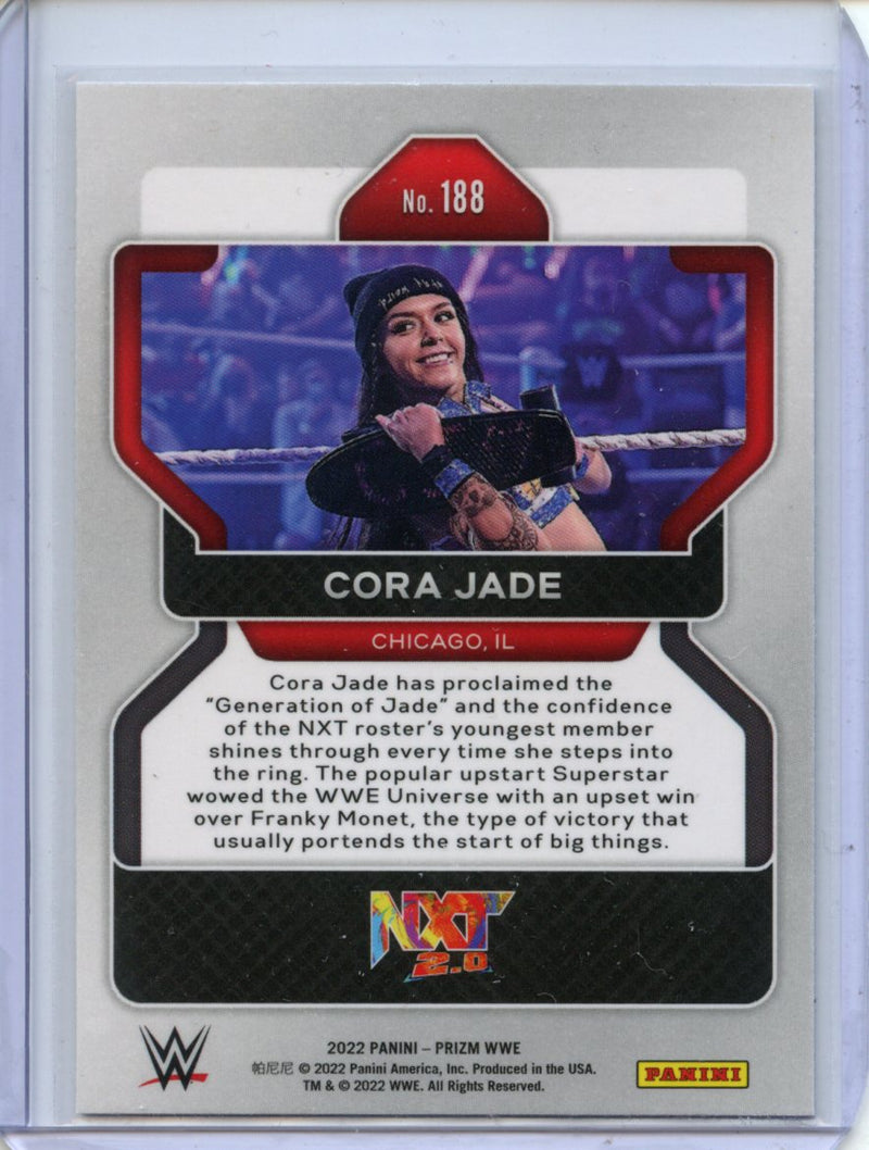 2022 Prizm WWE Cora Jade