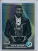 2022-23 Stadium Club Chrome UEFA Karim Benzema Black & White Prism 237/350