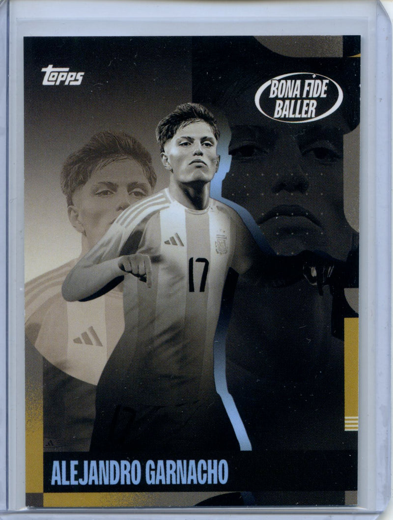 2024-25 Topps Argentina Team Set Alejandro Garnacho Bona Fide Baller