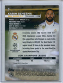 2022-23 Stadium Club Chrome UEFA Karim Benzema Black & White Prism 237/350