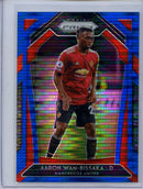 2020-21 Panini Prizm Premier League Aaron Wan-Bissaka Blue Breakaway 66/195