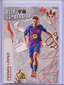 2025-26 Panini Pitch Kings Fermin Lopez Self Expression Amber 41/99