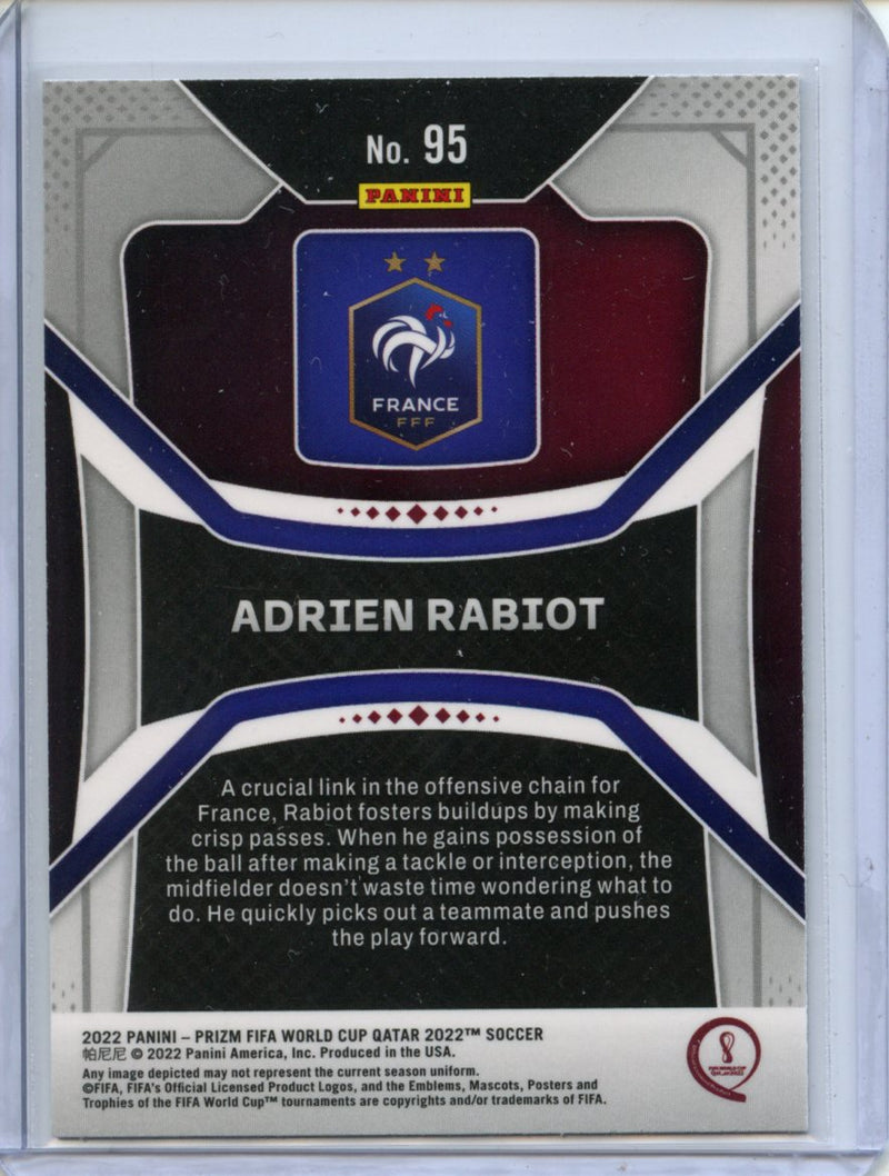 2022 Panini Prizm FIFA World Cup Qatar Adrien Rabiot