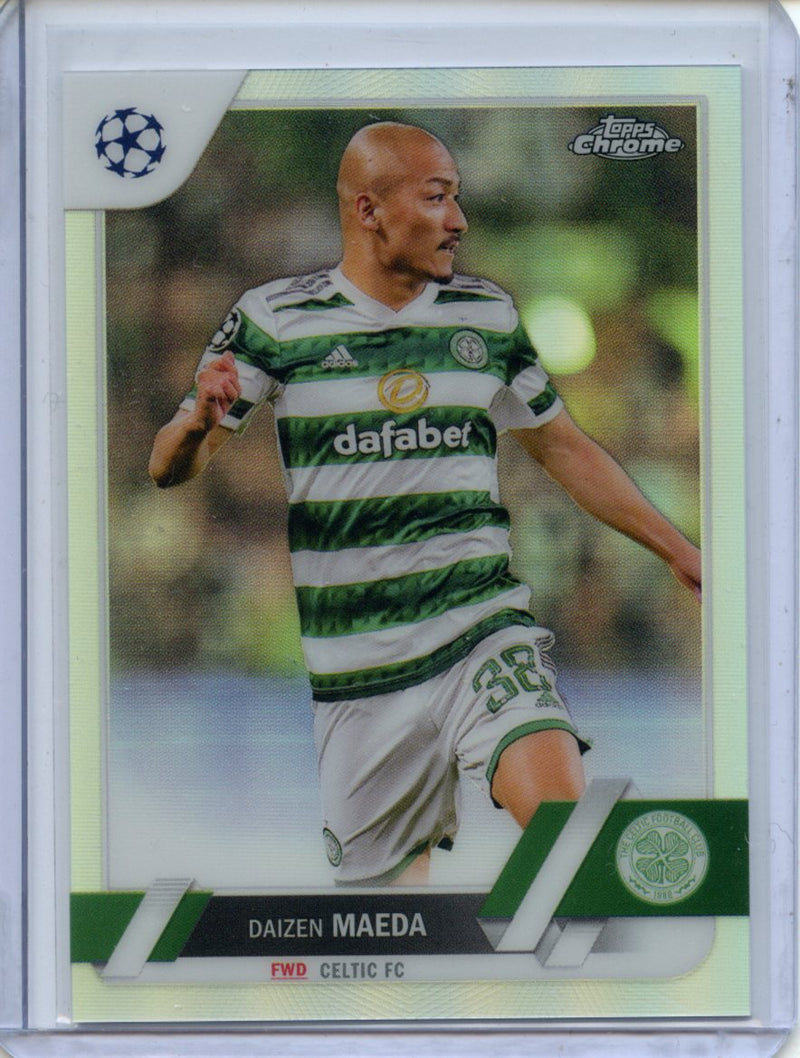 2022-23 Topps Chrome UEFA Daizen Maeda Refractor