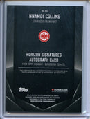 2024-25 Topps Midnight Bundesliga Nnamdi Collins Horizon Signatures Dusk 12/75