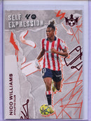2025-26 Panini Pitch Kings Nico Williams Self Expression Ruby 168/199