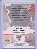 2025-26 Panini Pitch Kings Nico Williams Self Expression Ruby 168/199