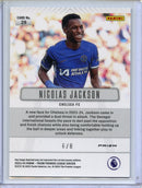2023-24 Prizm Premier League Nicolas Jackson Flashback 2012 Blue Shimmer 6/8