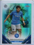 2023-24 Topps Chrome UEFA Khvicha Kvaratskhelia Aqua Prism Refractor
