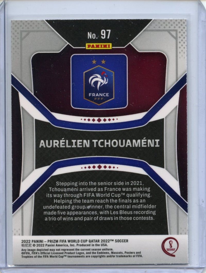 2022 Panini Prizm FIFA World Cup Qatar Aurelien Tchouameni