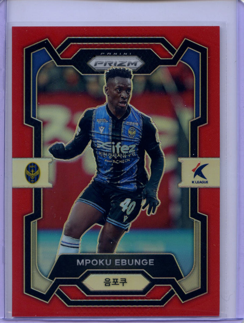 2024 Prizm K-League Soccer Mpoku Ebunge Red Prizm 61/99