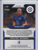 2021-22 Prizm Premier League Thiago Silva Tiger Stripe Prizm