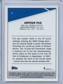 2021 Topps Chrome Tennis Arthur Fils