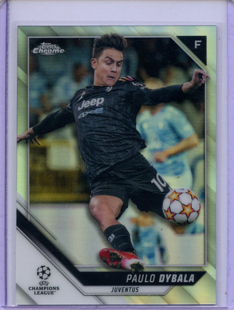 2021-22 Topps Chrome UEFA CL Paulo Dybala Refractor