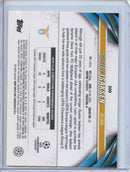 2023-24 Topps Chrome UEFA Gustav Isaksen Aqua Prism Refractor