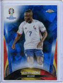 2024 Topps Chrome Sapphire UEFA Euro Jeremy Doku Image Variations