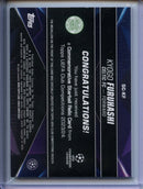 2023-24 Topps UEFA CC Kyogo Furuhashi Starball Commemorative Relic