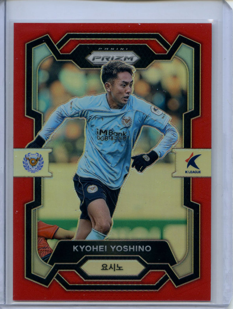 2024 Prizm K-League Soccer Kyohei Yoshino Red Prizm 41/99