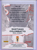 2025-26 Panini Pitch Kings Santiago Colombatto Self Expression Ruby 152/199