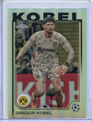 2024-25 Topps Chrome UEFA Club Comps Gregor Kobel Refractor