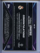 2023-24 Topps UEFA CC Thibaut Courtois Starball Commemorative Relic