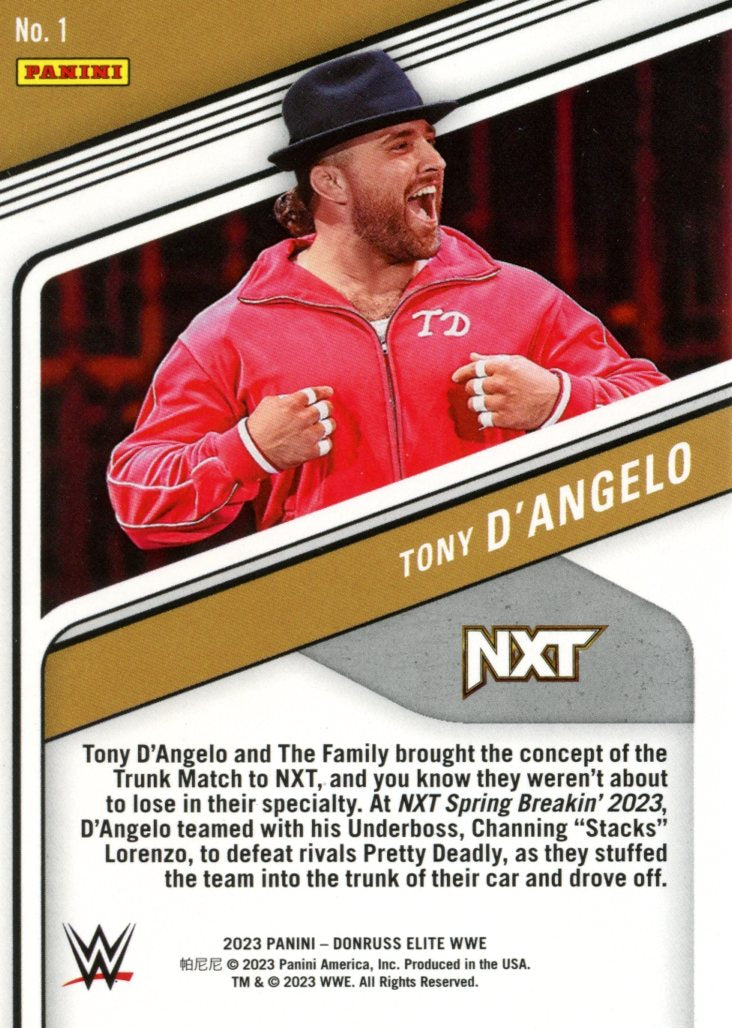 2023 Panini Donruss Elite WWE Tony D'Angelo