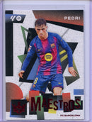 2025-26 Panini Pitch Kings Pedri Maestros Ruby 54/199