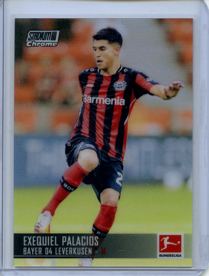 2021-22 Topps Bundesliga Stadium Club Chrome Exequiel Palacios Refractor