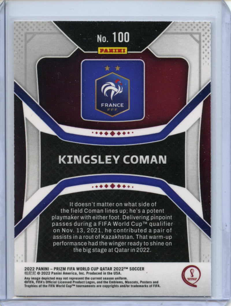 2022 Panini Prizm FIFA World Cup Qatar Kingsley Coman