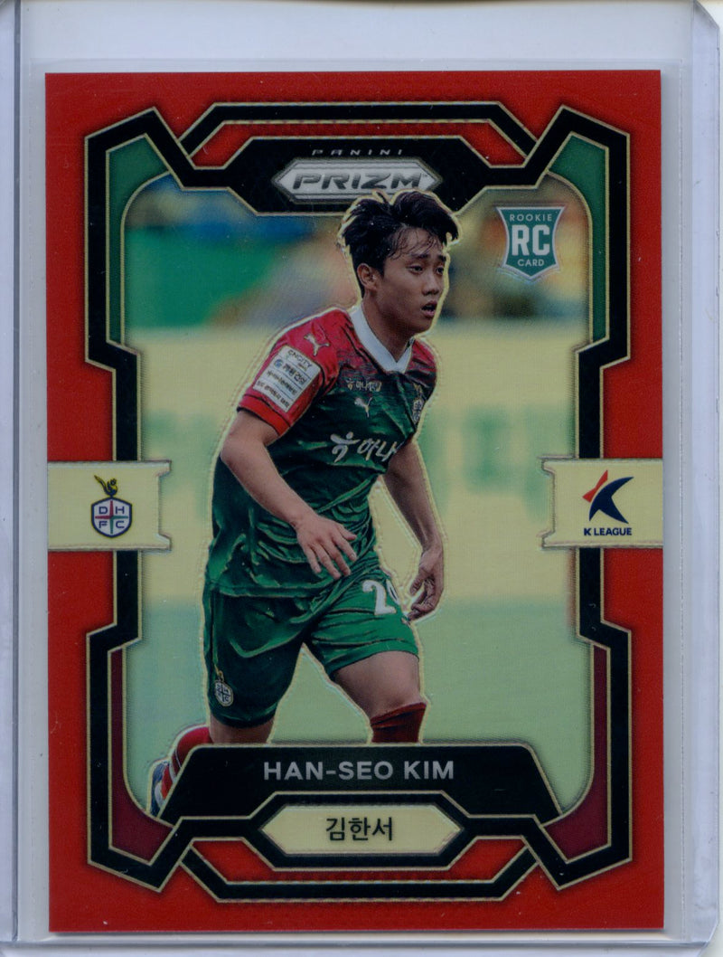 2024 Prizm K-League Soccer Han-Seo Kim Red Prizm 38/99