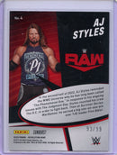 2023 Revolution WWE AJ Styles Star Gazing Sunburst 93/99