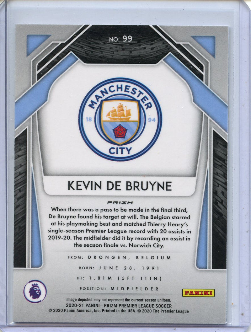 2020-21 Panini Prizm Premier League Kevin De Bruyne Breakaway