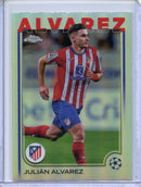 2024-25 Topps Chrome UEFA Club Comps Julian Alvarez Refractor