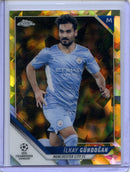 2021-22 Topps Chrome Sapphire UEFA CL Ilkay Gundogan Yellow 68/99